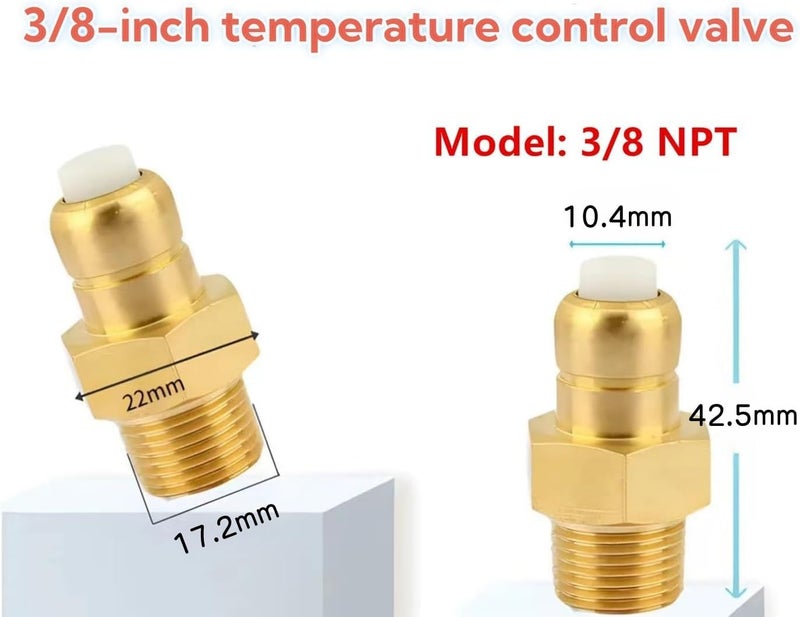 KBZ Thermal Relief Valve 3/8" NPT for Pressure Washer Pump - Image 5